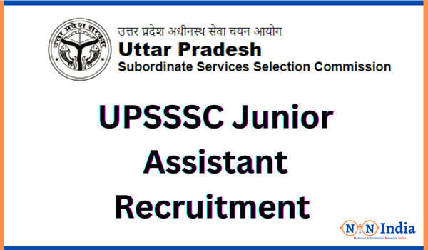NINIndia UPSSSC Junior Assistant Recruitment