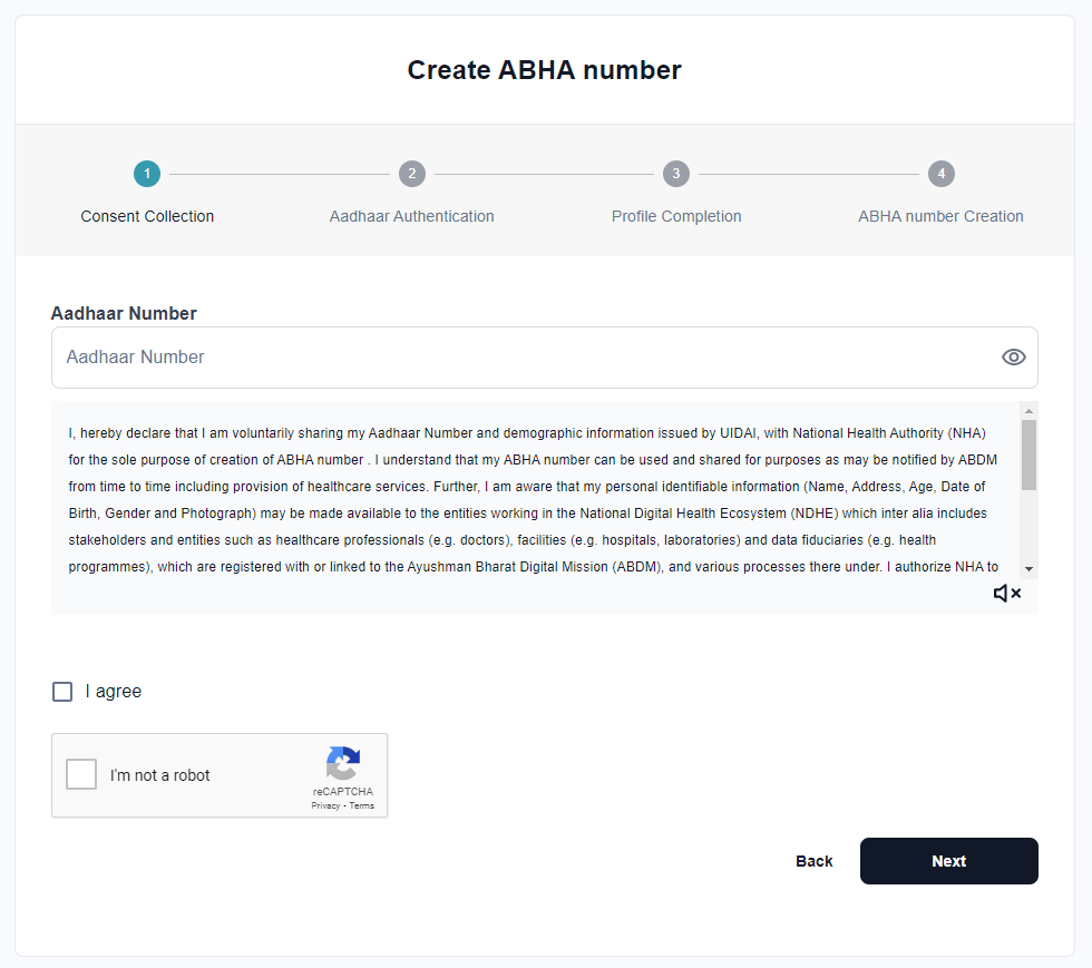 ABHA Health Card Download Aadhar