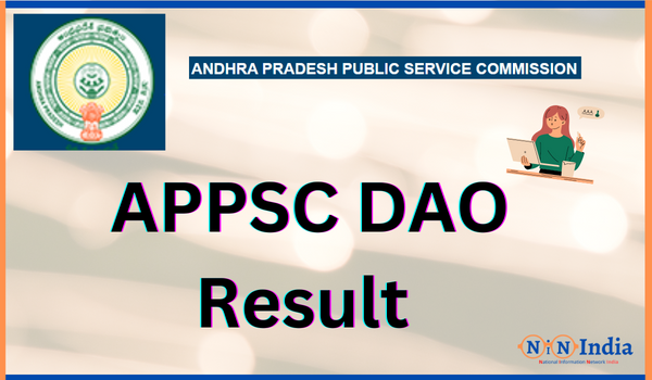 APPSC DAO Result