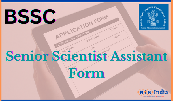 BSSC Senior Scientist Assistant Form