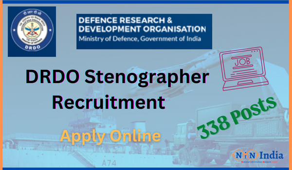 DRDO Stenographer Recruitment