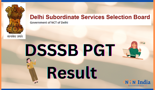 DSSSB PGT Result