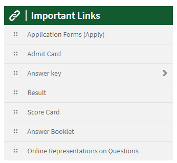 JSSC JE Result Important Links