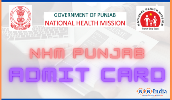 NHM Punjab Admit Card