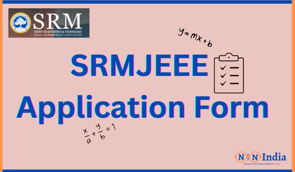 SRMJEEE Application Form