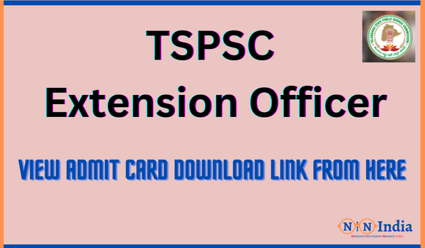 TSPSC Extension Officer