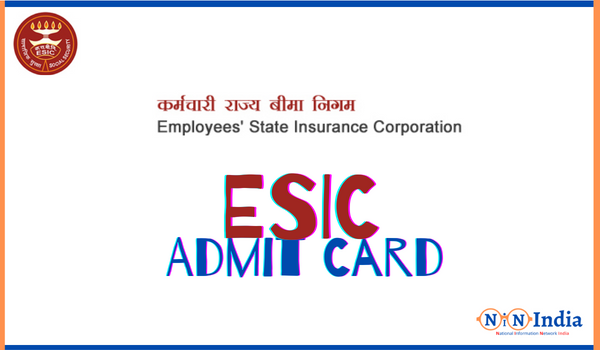 ESIC Admit Card