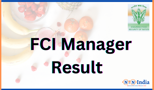 FCI Manager Result