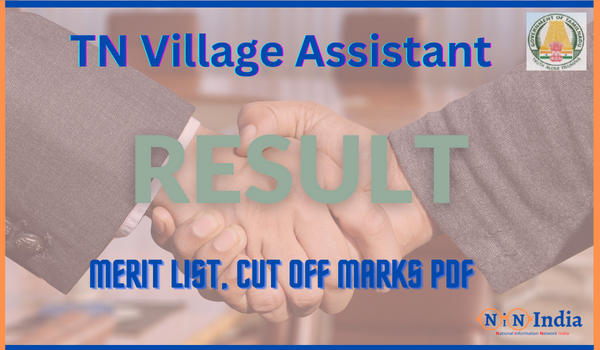 TN Village Assistant Result