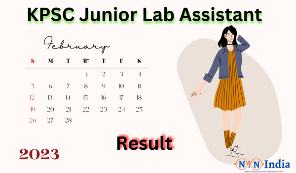 KPSC Junior Lab Assistant Result 