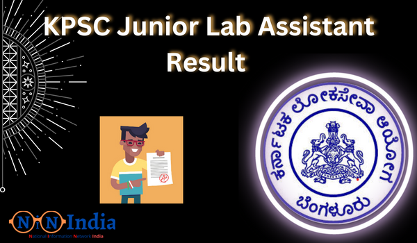 KPSC Junior Lab Assistant Result