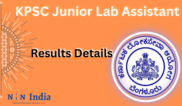 KPSC Junior Lab Assistant Result Details