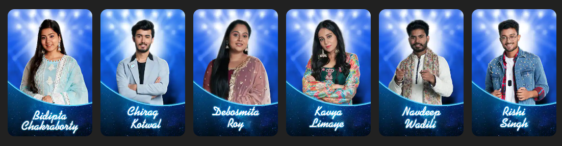 Indian Idol Top 10 CONTESTANTS