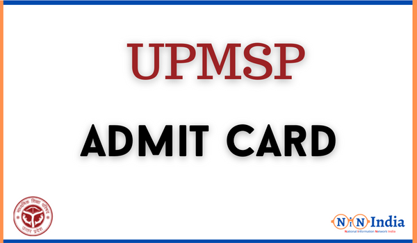 UPMSP Admit Card