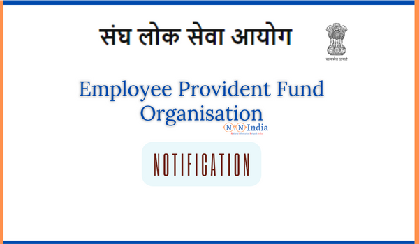 UPSC EPFO Notification