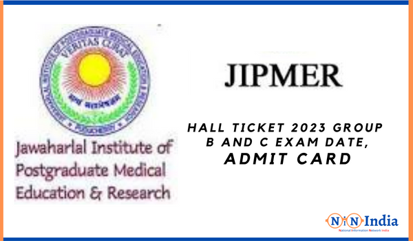 JIPMER Hall Ticket