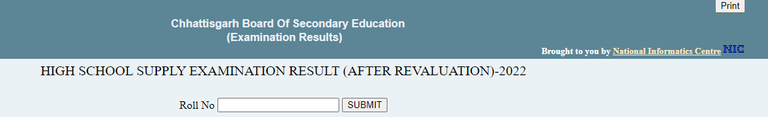 CGBSE 10th Result