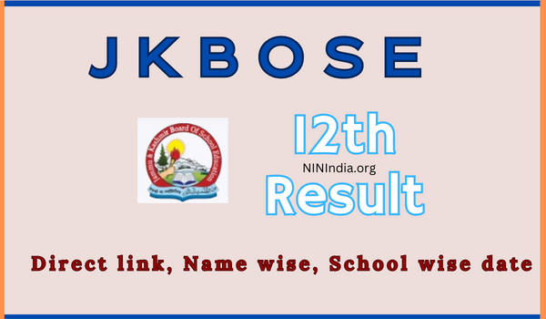 JKBOSE 12th Result