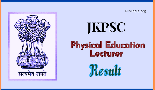 JKPSC Physical Education Lecturer Result