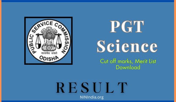OPSC PGT Science Result