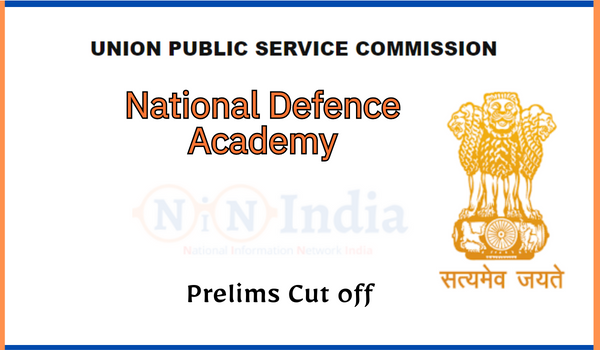 UPSC NDA Prelims Cut off