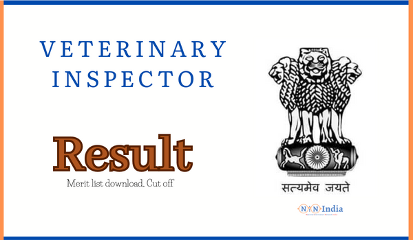 PSSSB Veterinary Inspector Result