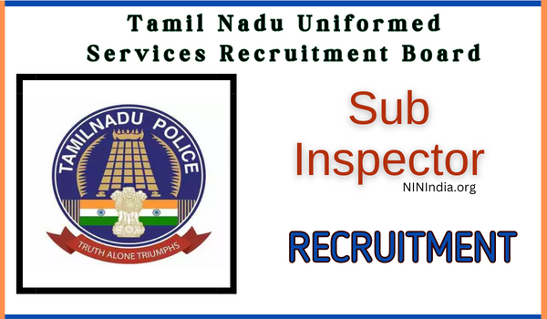TN SI Recruitment